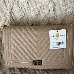 Women's Tan Shoulder Bag